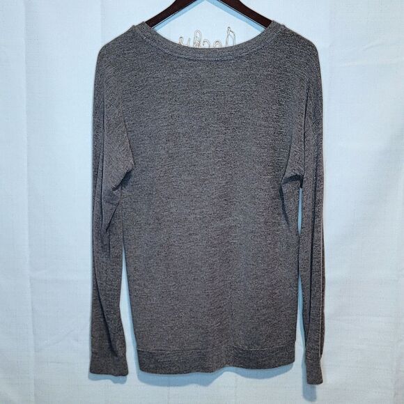 Hannah Gray Long Sleeve Sweater Size Large - Picture 2 of 9